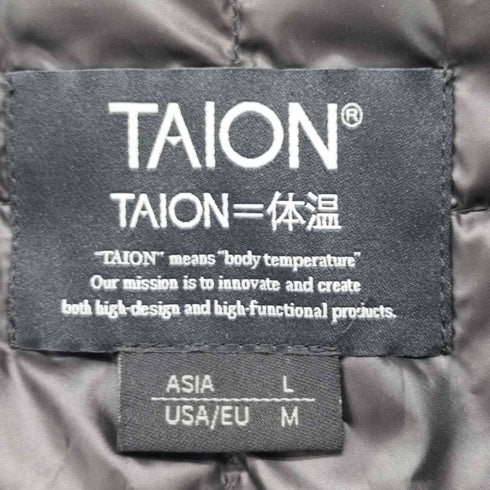 タイオン TAION インナーダウンベスト メンズ JPN:L