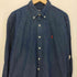 ポロバイラルフローレン Polo by RALPH LAUREN 90-2000s ポニー刺繍 L/S デニム コットン シャツ メンズ import:M