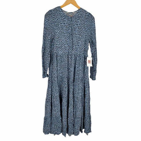 ザラ ZARA 総柄 ギャザーデザインワンピース レディース JPN:S