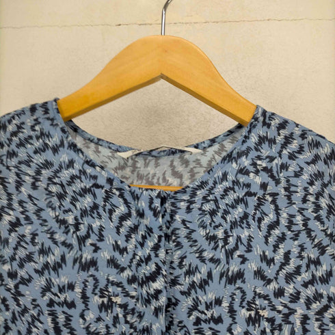 ザラ ZARA 総柄 ギャザーデザインワンピース レディース JPN:S