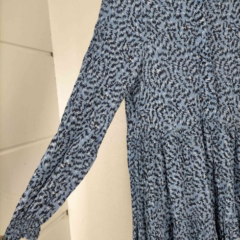 ザラ ZARA 総柄 ギャザーデザインワンピース レディース JPN:S