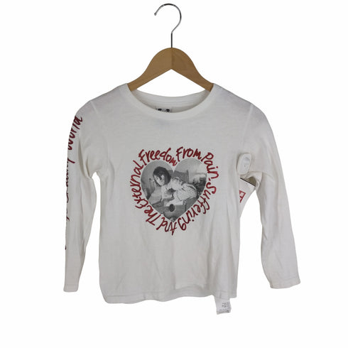 エックスガール X-girl Charles Peterson HEART L/S TEE チビT Y2K レディース JPN:1