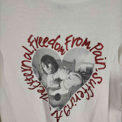 エックスガール X-girl Charles Peterson HEART L/S TEE チビT Y2K レディース JPN:1