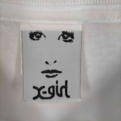 エックスガール X-girl Charles Peterson HEART L/S TEE チビT Y2K レディース JPN:1
