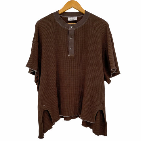 BASICS ヘンリーネック サーマルTシャツ メンズ