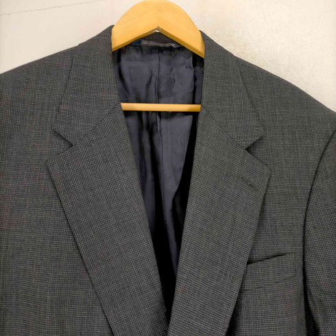 ランズエンド LANDS END MADE IN USA チェック柄テーラードジャケット メンズ JPN:44