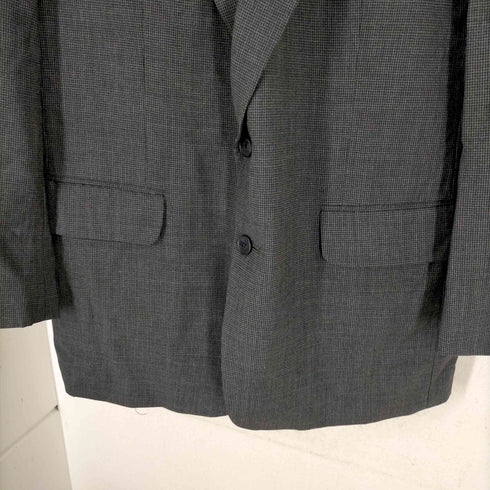 ランズエンド LANDS END MADE IN USA チェック柄テーラードジャケット メンズ JPN:44