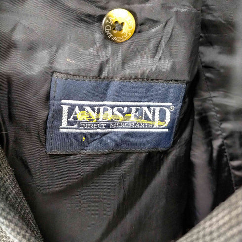 ランズエンド LANDS END MADE IN USA チェック柄テーラードジャケット メンズ JPN:44