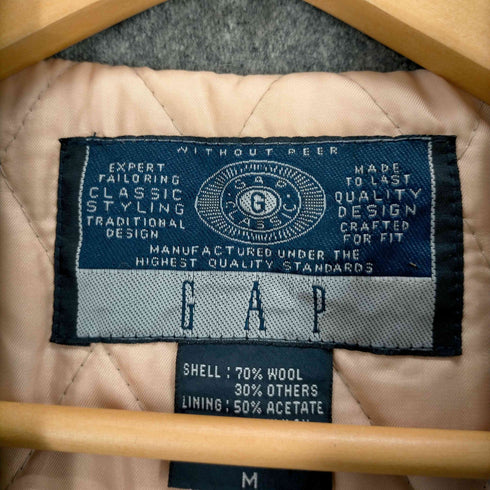 ギャップ Gap 80-90S OLD CLASSIC ワッペン/NEW YORK 刺繍 ピーコート メンズ JPN:M