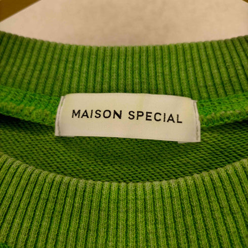 メゾンスペシャル MAISON SPECIAL オーバーダイスウェットプルオーバー メンズ FREE