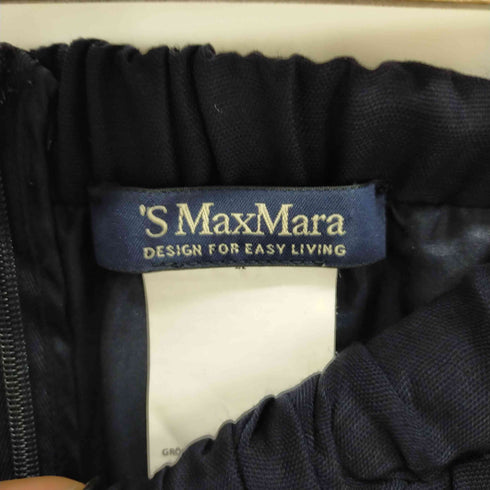 エスマックスマーラ S Max Mara ウール混 ギャザースカート レディース 42