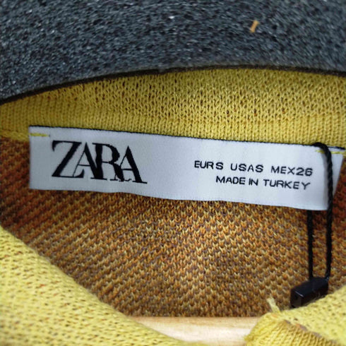 ザラ ZARA 幾何学模様ジャガードワンピース レディース import:S