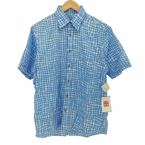 バーバリーブラックレーベル BURBERRY BLACK LABEL チェック柄 コットン S/S シャツ メンズ 2