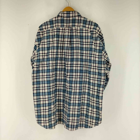 ポロブリティッシュカントリースピリット POLO BRITISH COUNTRY SPIRIT コットンリネンオーバーサイズチェックシャツ  メンズ  3L
