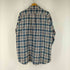 ポロブリティッシュカントリースピリット POLO BRITISH COUNTRY SPIRIT コットンリネンオーバーサイズチェックシャツ  メンズ  3L