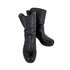 アグ UGG スタッズ レザームートンヒールブーツ レディース 22cm