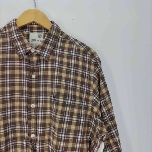 ティンバーランド Timberland 973 チェック L/S ボタンダウン シャツ メンズ import:L