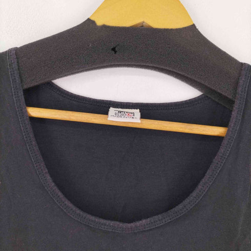 ステューシー Stussy 90s MADE IN USA 白タグ OLD ストックロゴプリント タンクトップ メンズ import:L