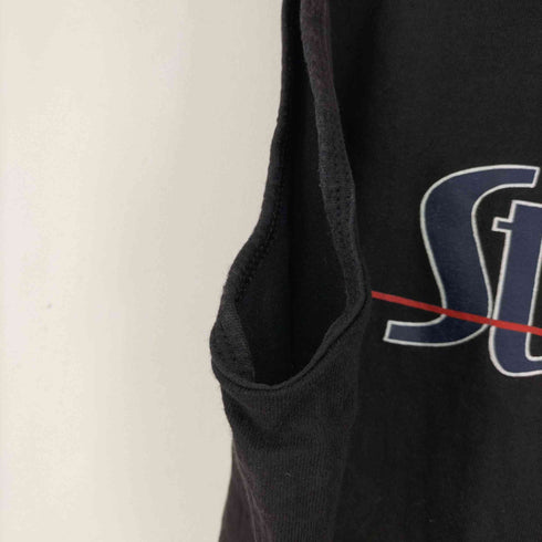 ステューシー Stussy 90s MADE IN USA 白タグ OLD ストックロゴプリント タンクトップ メンズ import:L