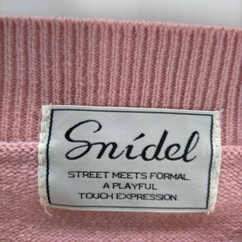 スナイデル snidel クロップド丈ニット レディース FREE