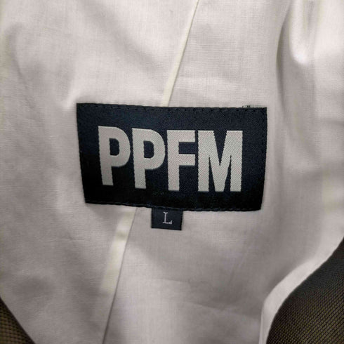 ピーピーエフエム PPFM 00S メタルボタン ナイロンテーラードジャケット メンズ JPN:L
