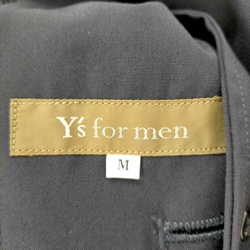 ワイズフォーメン Ys for men 90S 茶タグ ウールギャバステンカラーコート メンズ JPN:M