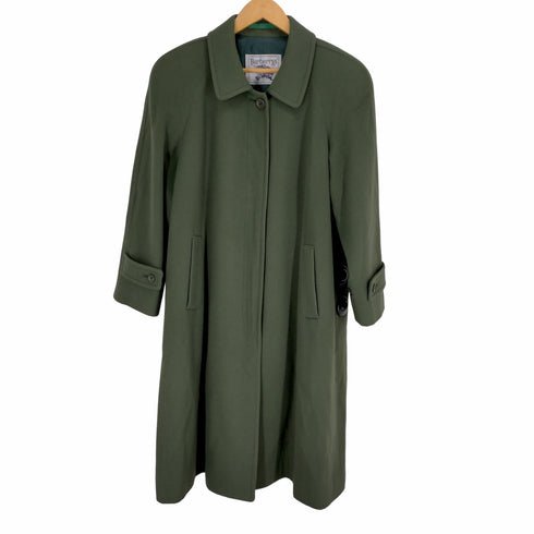 バーバリーズ BURBERRYS WOOL&CASHMERE ワイドシルエット ウールステンカラーコート レディース 7AR