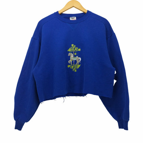 ジャージーズ JERZEES 90s 短丈ヴィンテージスウェット レディース import:L