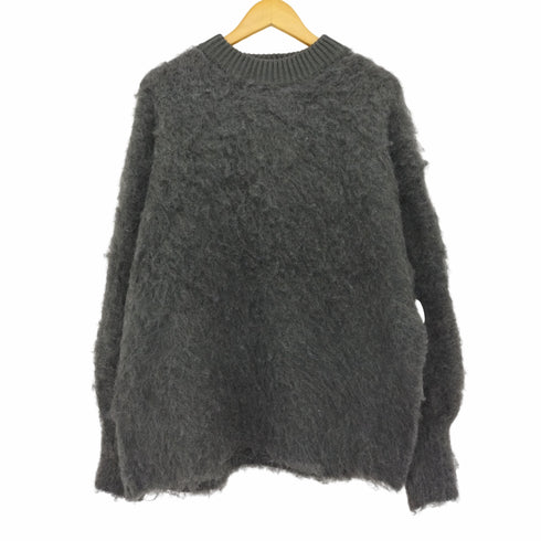 アダムエロペ Adam et Rope 23AW ファーニット クルーネック プルオーバー メンズ F