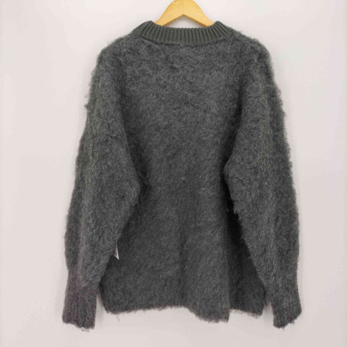 アダムエロペ Adam et Rope 23AW ファーニット クルーネック プルオーバー メンズ F