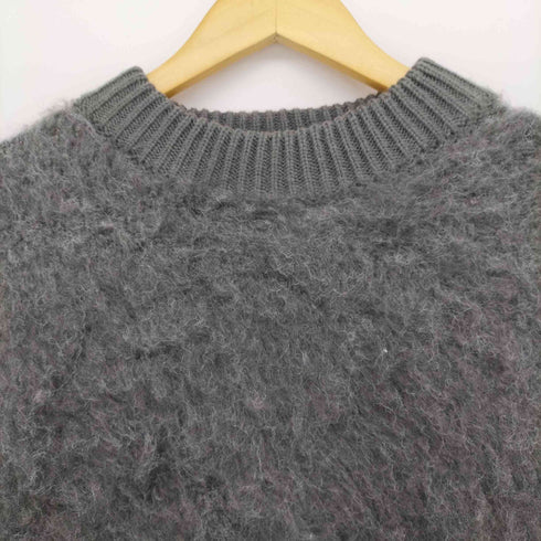 アダムエロペ Adam et Rope 23AW ファーニット クルーネック プルオーバー メンズ F