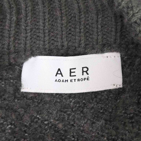 アダムエロペ Adam et Rope 23AW ファーニット クルーネック プルオーバー メンズ F
