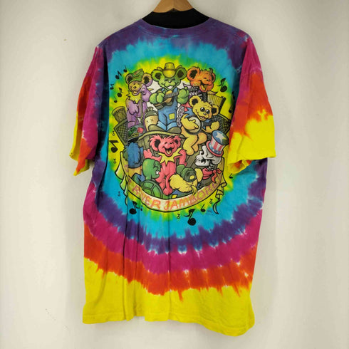 リキッドブルー LIQUID BLUE キャラクタープリント オーバーサイズタイダイTシャツ メンズ import:XL