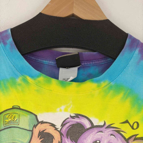リキッドブルー LIQUID BLUE キャラクタープリント オーバーサイズタイダイTシャツ メンズ import:XL