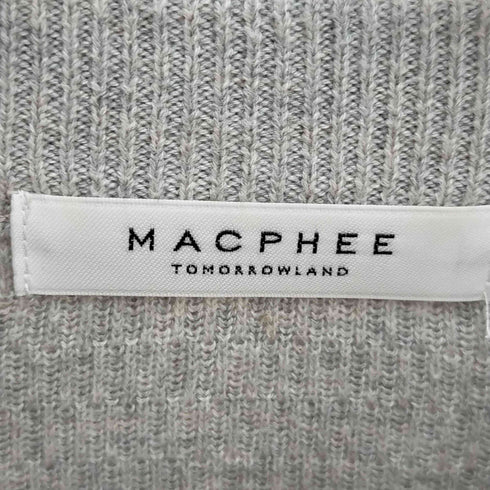マカフィー MACPHEE ハニカムコットン クルーネックプルオーバー レディース JPN:S
