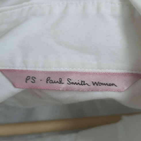 ピーエスポールスミス PS Paul Smith Woman ロゴ刺繍 ハーフスリーブシャツ レディース JPN:40