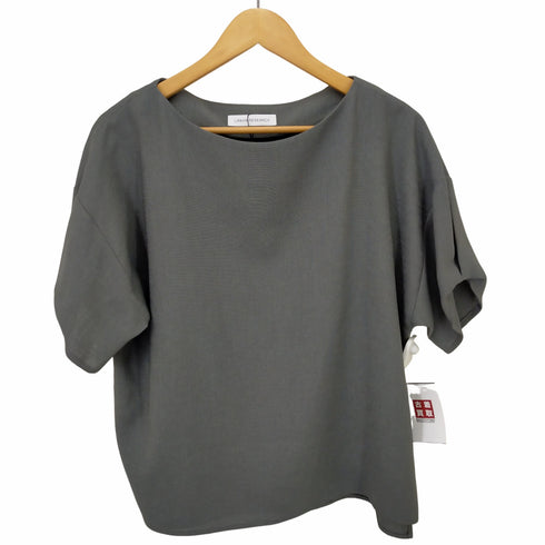 アーバンリサーチ URBAN RESEARCH リネンライクタックスリーブブラウス レディース F