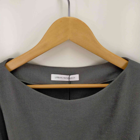 アーバンリサーチ URBAN RESEARCH リネンライクタックスリーブブラウス レディース F