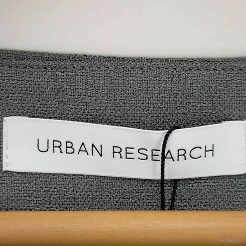 アーバンリサーチ URBAN RESEARCH リネンライクタックスリーブブラウス レディース F