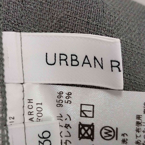 アーバンリサーチ URBAN RESEARCH リネンライクタックテーパードパンツ レディース 36