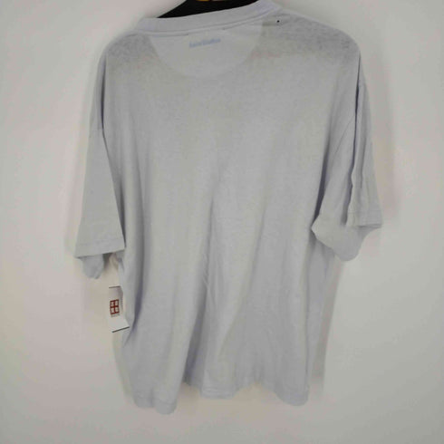 アクネストゥディオズ ACNE STUDIOS light blue Printed T-shirt オーバーサイズ プリントTシャツ レディース S