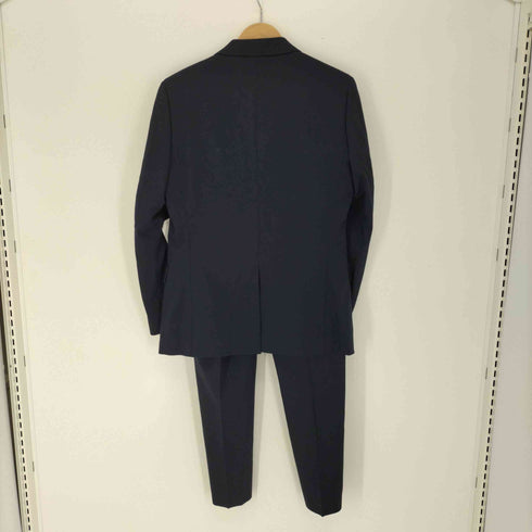 ユニクロ UNIQLO ストレッチ ウール スリム ジャケット スーツ セットアップ メンズ 44×68