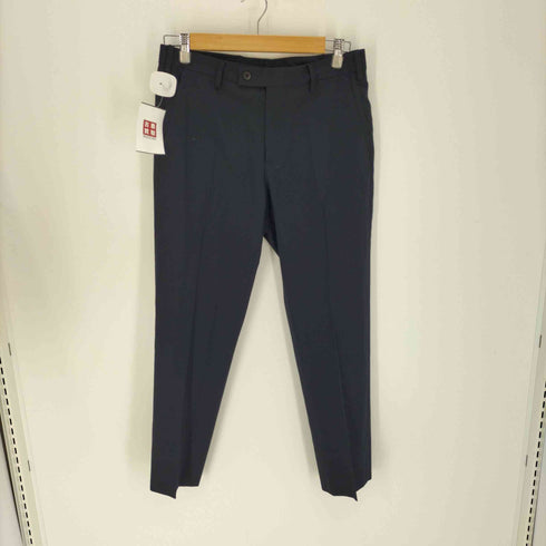 ユニクロ UNIQLO ストレッチ ウール スリム ジャケット スーツ セットアップ メンズ 44×68