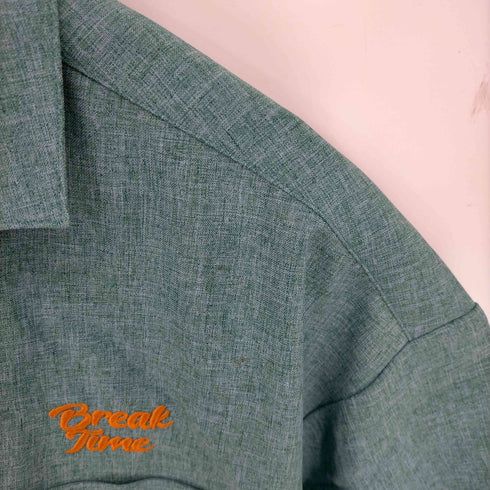 BOOST Break Time 刺繍 オープンカラーシャツ メンズ JPN:L