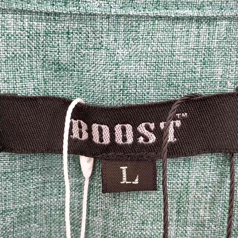 BOOST Break Time 刺繍 オープンカラーシャツ メンズ JPN:L