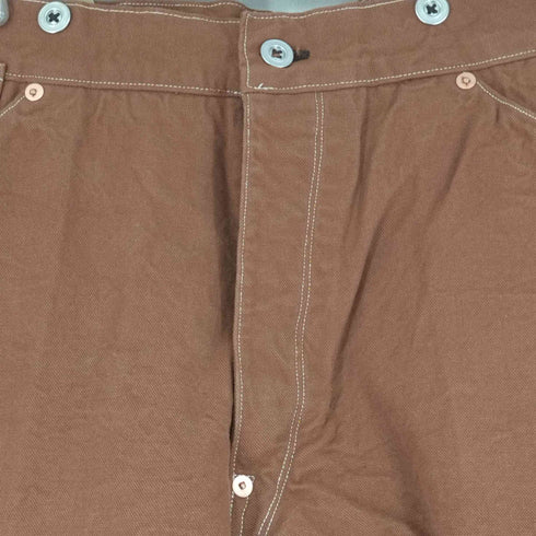 リーバイスヴィンテージクロージング Levis Vintage Clothing 1870'S DUCK ウエストオーバーオール NAPLES ブラウン RINSE メンズ 32/32