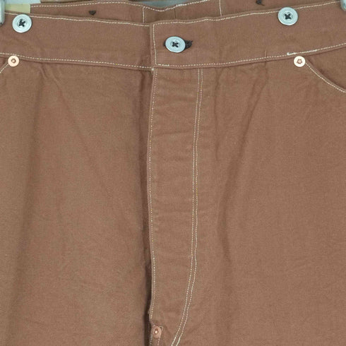 リーバイスヴィンテージクロージング Levis Vintage Clothing 1870'S DUCK ウエストオーバーオール NAPLES ブラウン RINSE メンズ 36/32