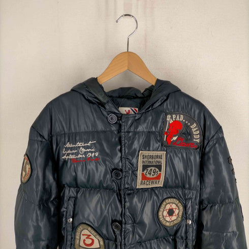 NICKEL&DIME ワッペンデザイングースダウンジャケット メンズ JPN:M
