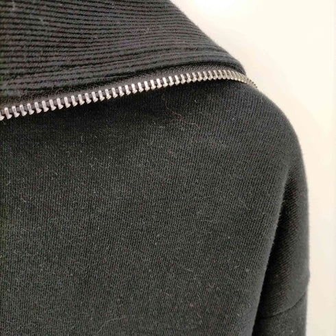 ジェイダ GYDA BIG COLLARハーフZIPショートスウェットトップス レディース FREE