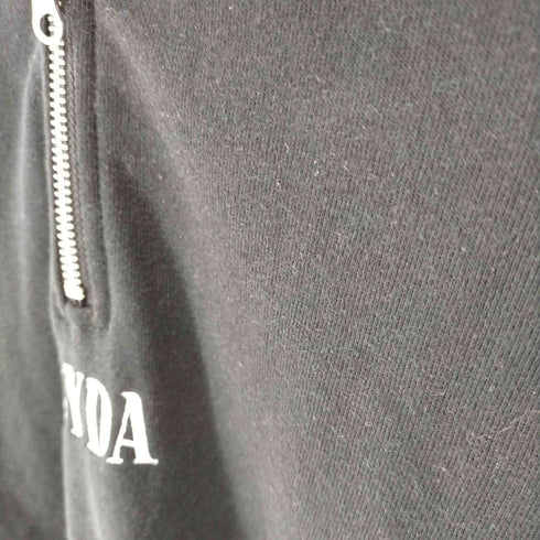ジェイダ GYDA BIG COLLARハーフZIPショートスウェットトップス レディース FREE